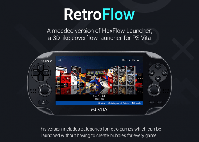 [Vita] RetroFlow-Launcher 7.0.1 disponible